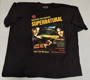 Supernatural Winchesters Double-Sided End of the Road T-Shirt - Black Unisex 2XL